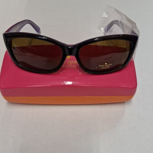 Kate Spade X31P VW Women\'s Sunglasses Brown/Purple56mm New Designer Eyewear